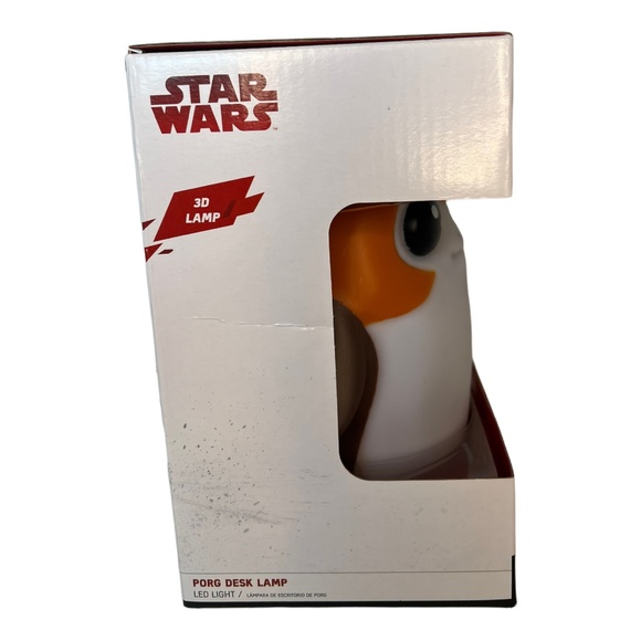Star Wars The Last Jedi Porg Desk Lamp Collectible New Unopened Box - Picture 5 of 8